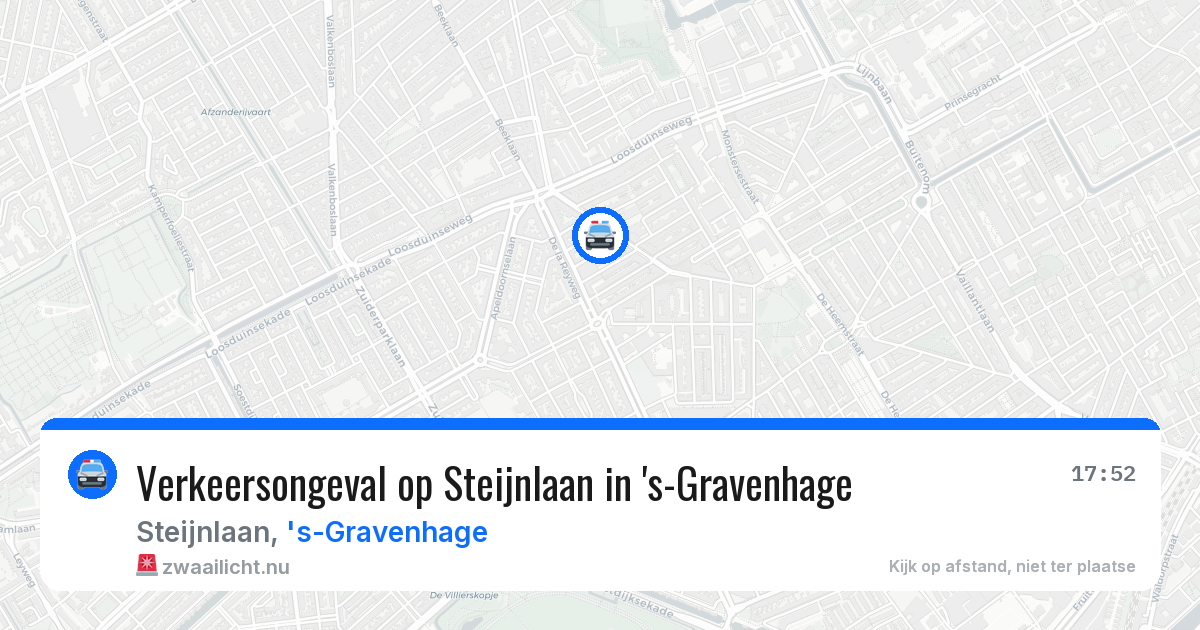 Verkeersongeval op Steijnlaan in 's-Gravenhage — 28 mei 2026