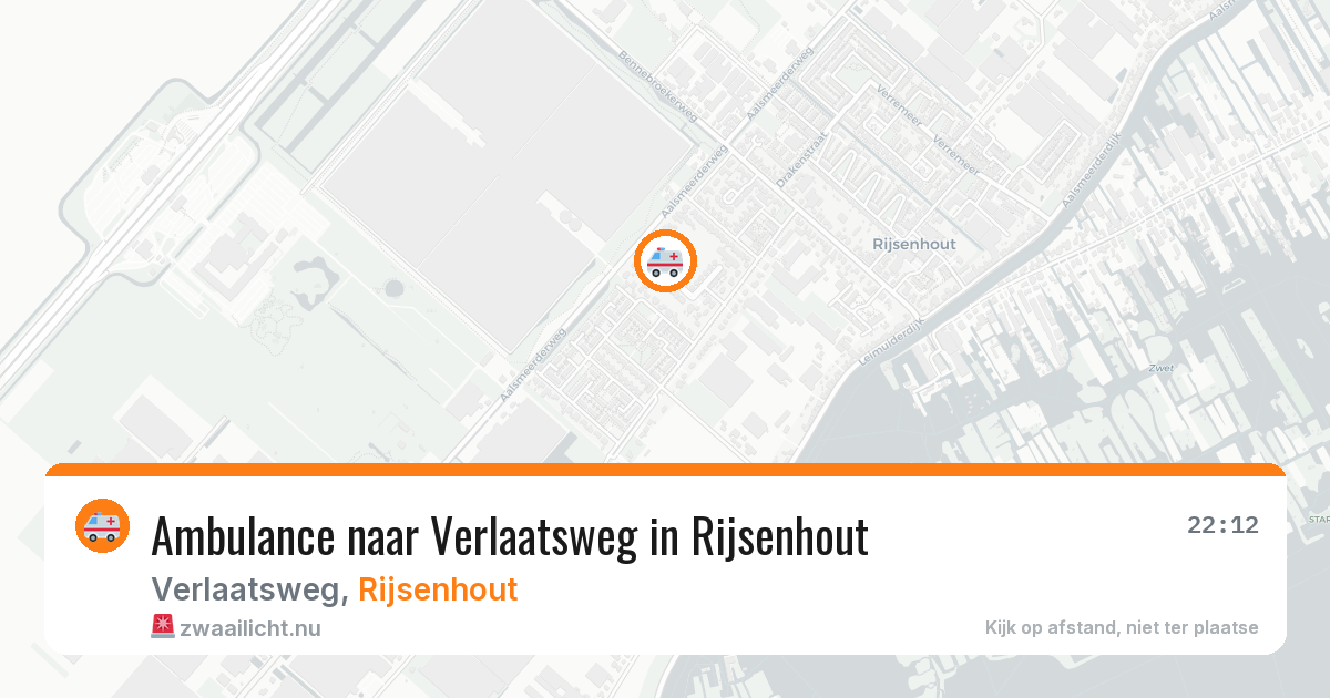 Ambulance naar Verlaatsweg in Rijsenhout — 15 jul 2026