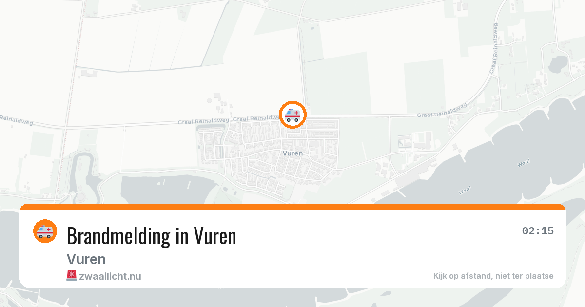 Brandmelding in Vuren — 21 apr 2026