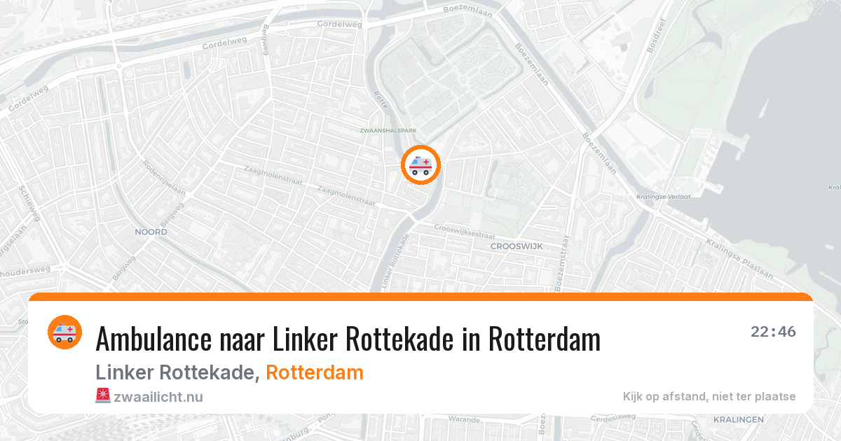 Ambulance naar Linker Rottekade in Rotterdam — 3 jun 2026