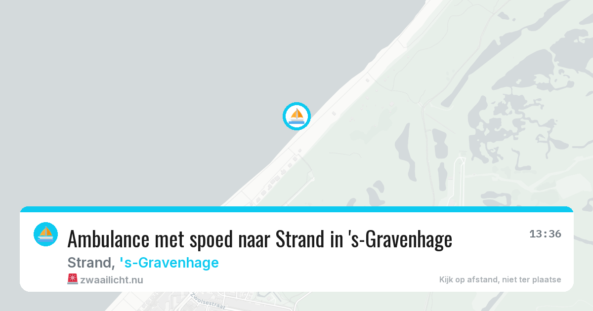 Ambulance met spoed naar Strand in 's-Gravenhage — 22 jul 2026
