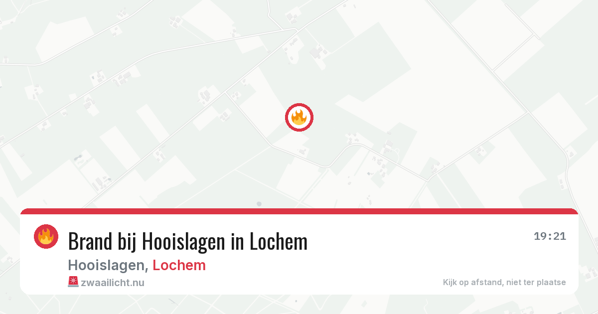 Brand bij Hooislagen in Lochem — 22 apr 2026