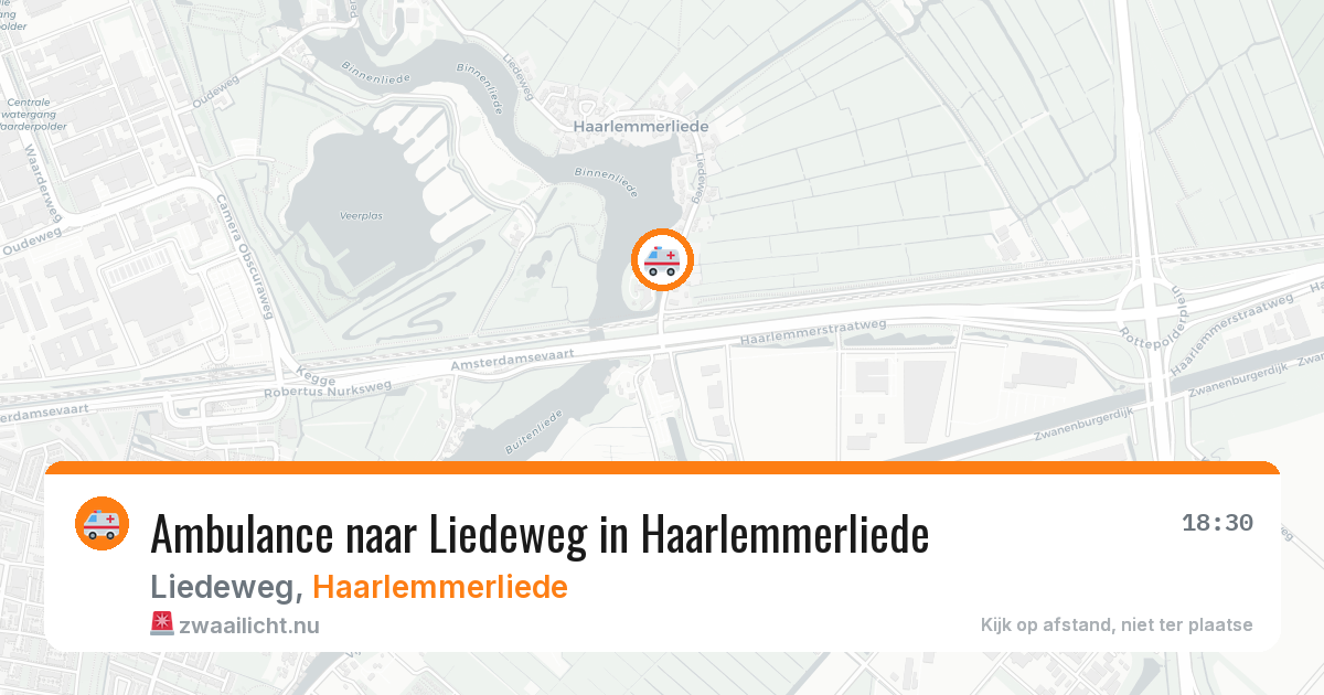 Ambulance naar Liedeweg in Haarlemmerliede — 30 jan 2026
