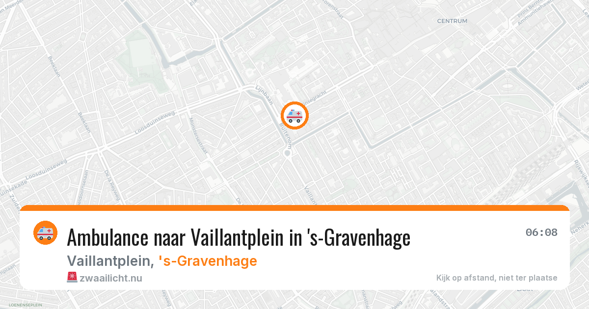 Ambulance naar Vaillantplein in 's-Gravenhage — 15 apr 2026