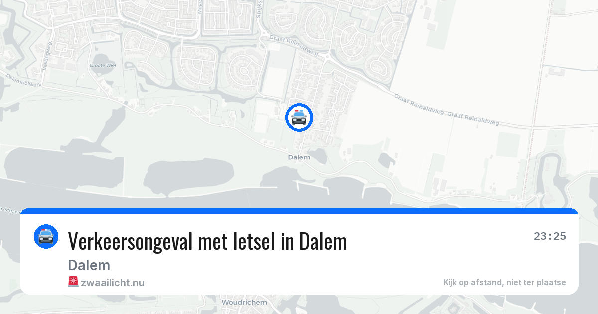 Verkeersongeval met letsel in Dalem — 6 apr 2026