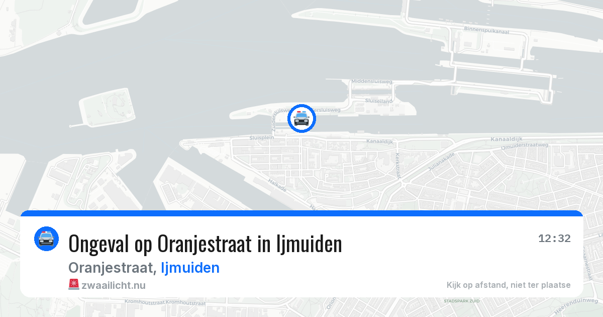 Ongeval op Oranjestraat in Ijmuiden — 6 apr 2026