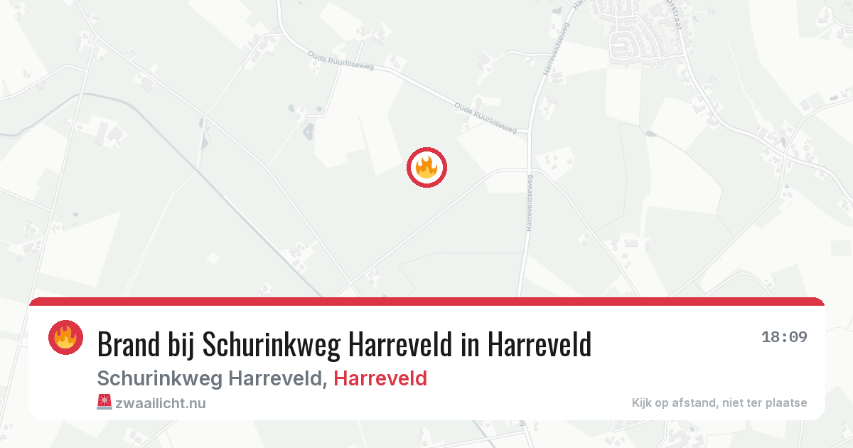 Brand bij Schurinkweg Harreveld in Harreveld — 23 mrt 2026