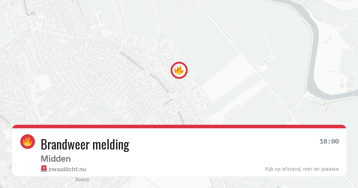 Brandweer melding — 17 mrt 2026