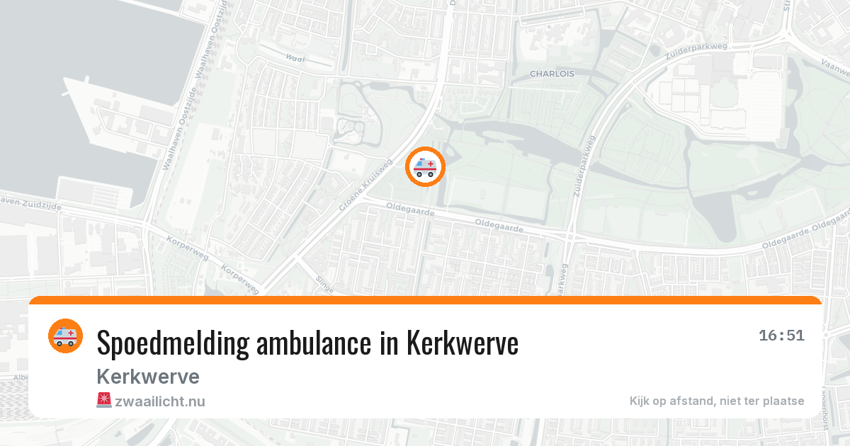 Spoedmelding ambulance in Kerkwerve — 22 jan 2026