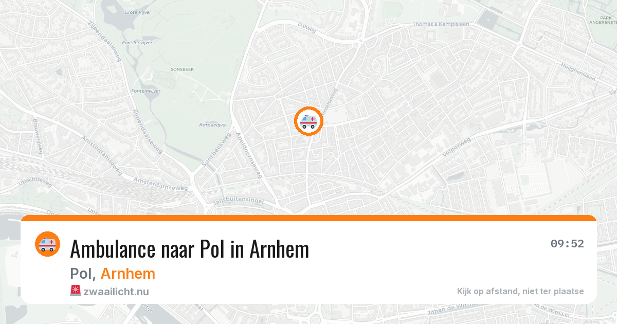 Ambulance naar Pol in Arnhem — 22 mei 2026