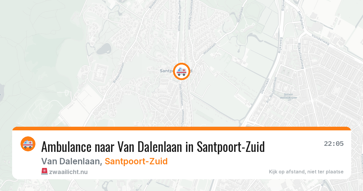 Ambulance naar Van Dalenlaan in Santpoort-Zuid — 27 apr 2026