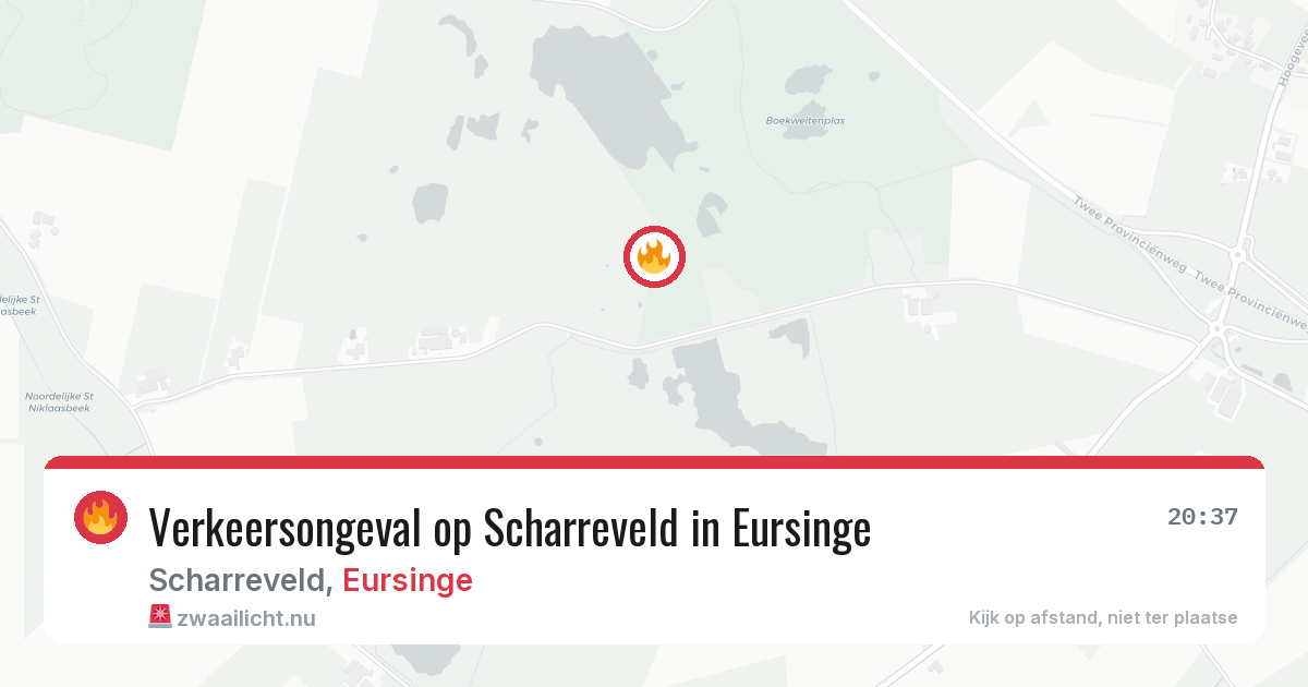 Verkeersongeval op Scharreveld in Eursinge — 30 mrt 2026