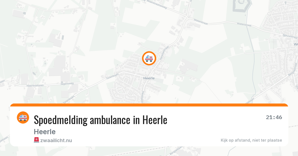 Spoedmelding ambulance in Heerle — 6 mei 2026