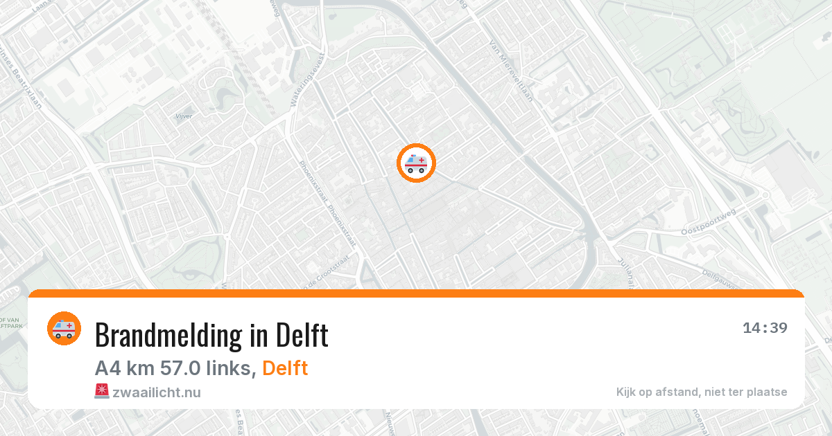 Brandmelding in Delft — 2 mrt 2026