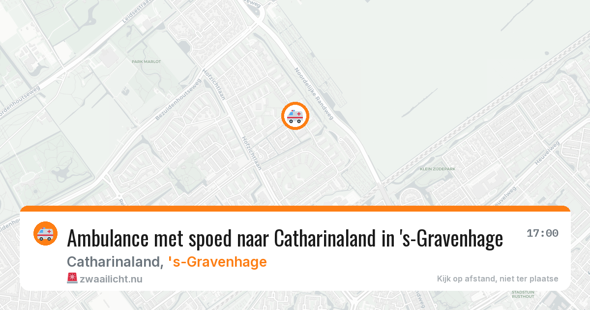 Ambulance met spoed naar Catharinaland in 's-Gravenhage — 26 mei 2026