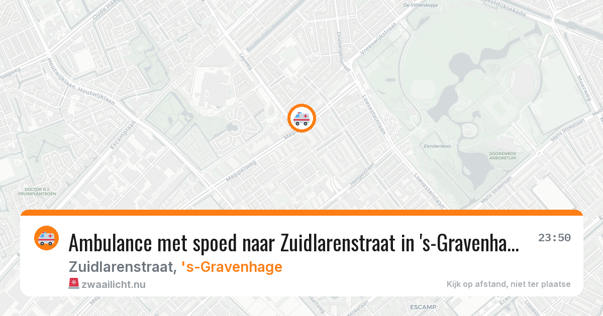 Ambulance met spoed naar Zuidlarenstraat in 's-Gravenhage — 21 jul 2026