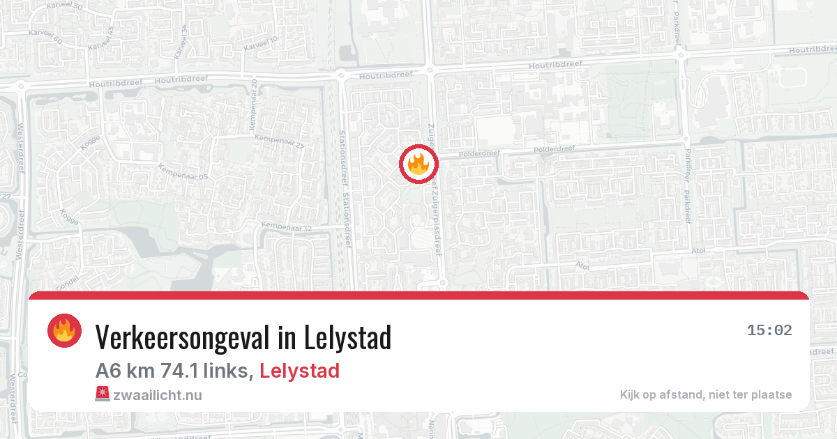 Verkeersongeval in Lelystad — 22 mei 2026