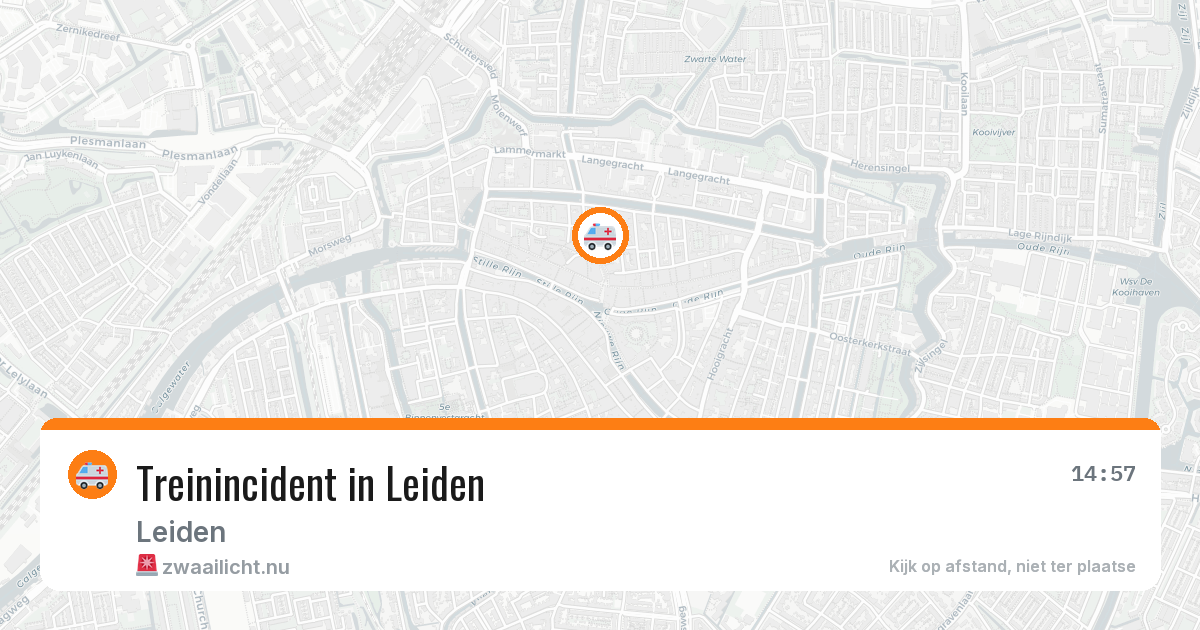 Treinincident in Leiden — 25 feb 2026