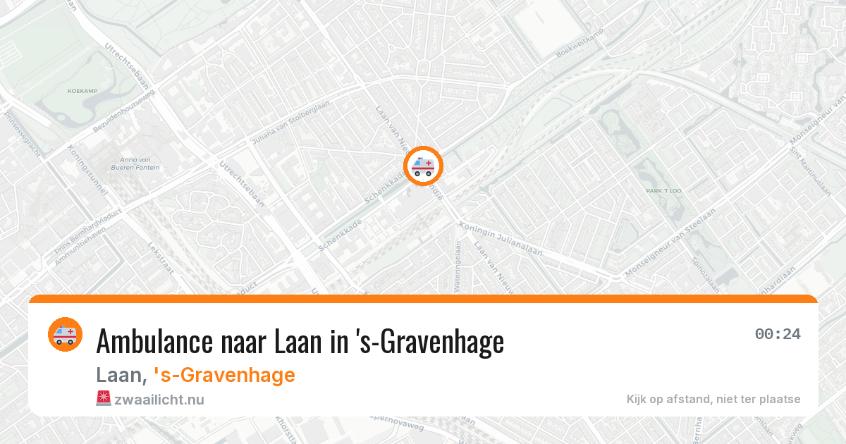 Ambulance naar Laan in 's-Gravenhage — 26 jul 2026