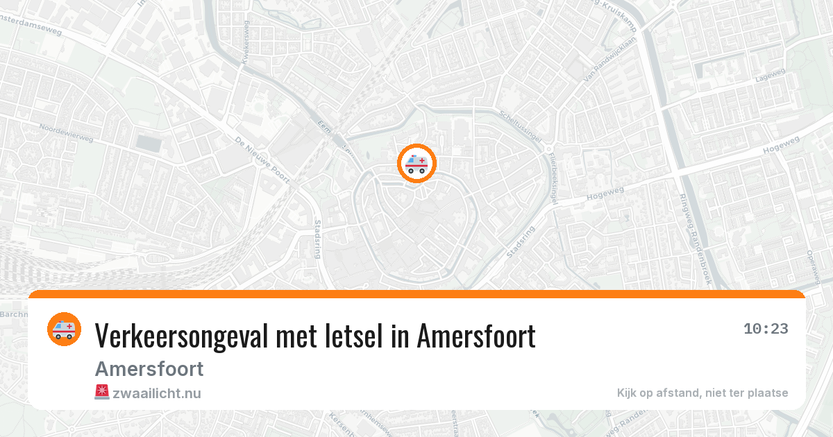 Verkeersongeval met letsel in Amersfoort — 15 mei 2026