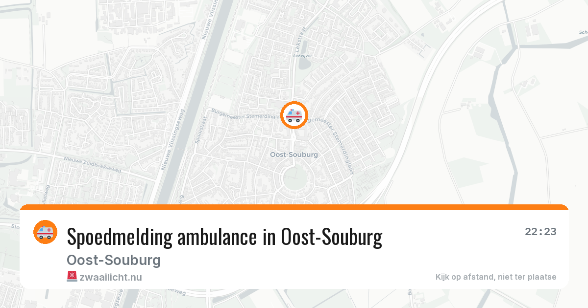Spoedmelding ambulance in Oost-Souburg — 11 jul 2026