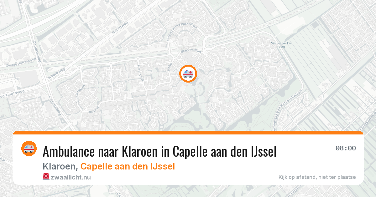 Ambulance naar Klaroen in Capelle aan den IJssel — 6 jun 2026