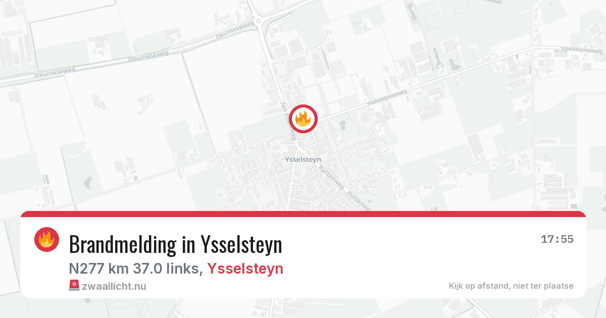 Brandmelding in Ysselsteyn — 7 apr 2026