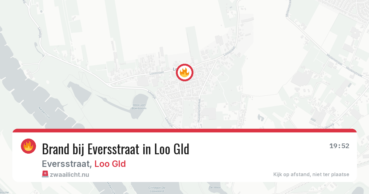 Brand bij Eversstraat in Loo Gld — 30 mei 2026