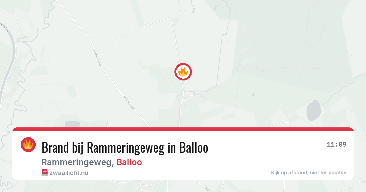 Brand bij Rammeringeweg in Balloo — 19 mei 2026