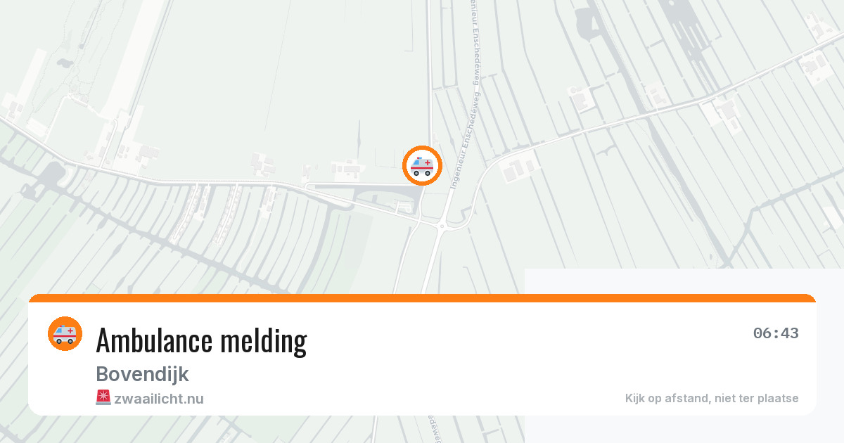 Ambulance melding — 10 jul 2026