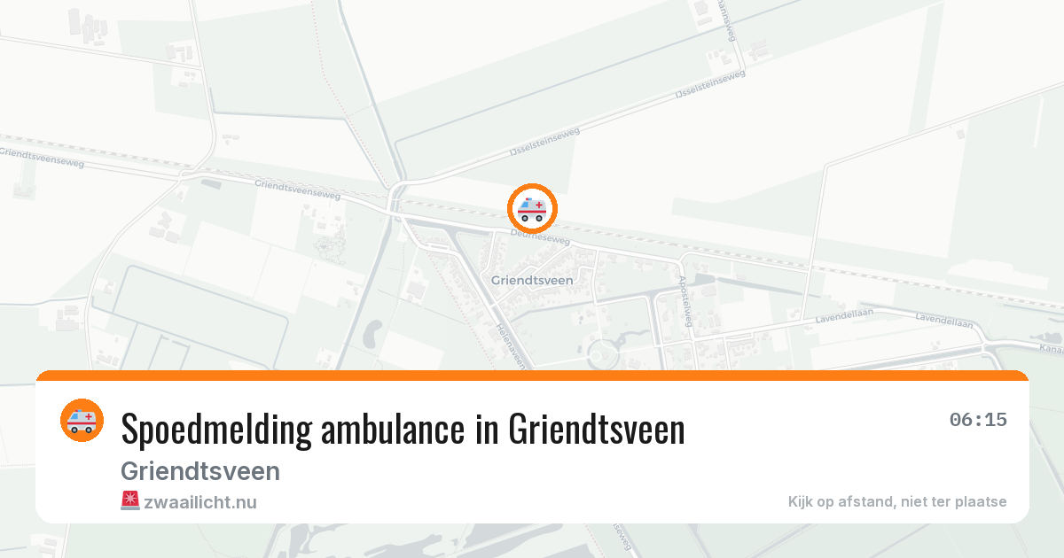 Spoedmelding ambulance in Griendtsveen — 20 jan 2026