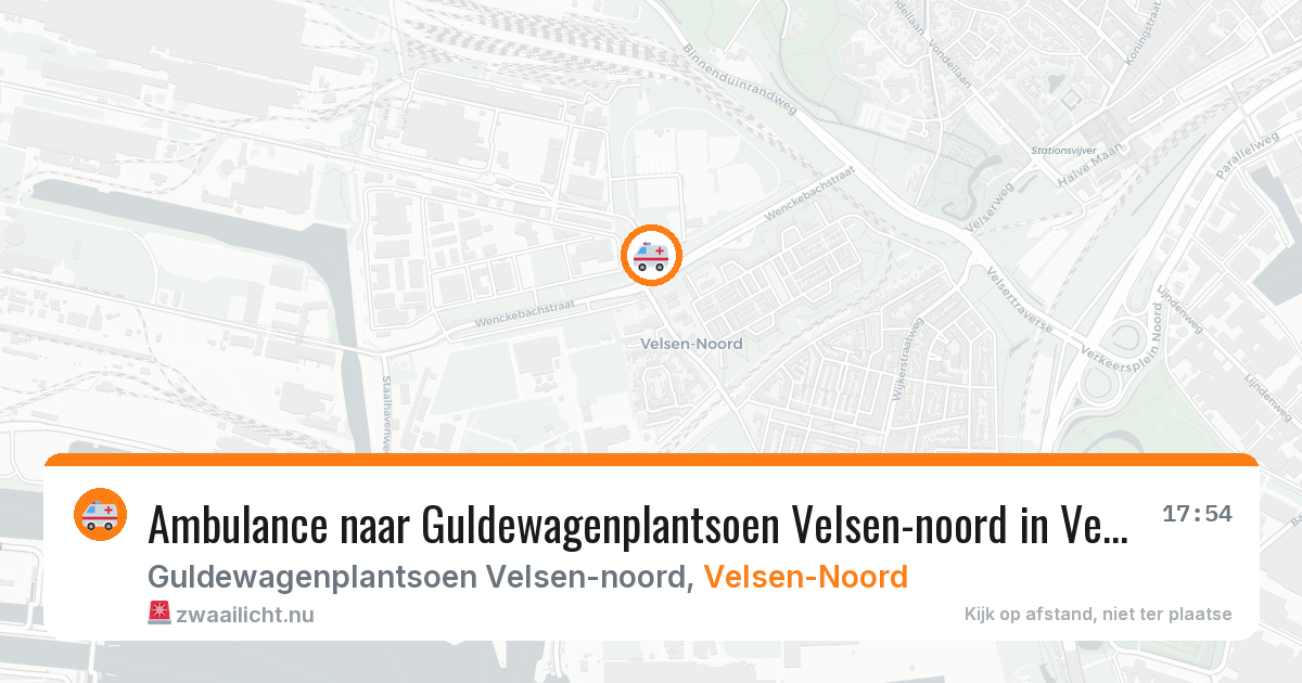 Ambulance naar Guldewagenplantsoen Velsen-noord in Velsen-Noord — 21 jul 2026