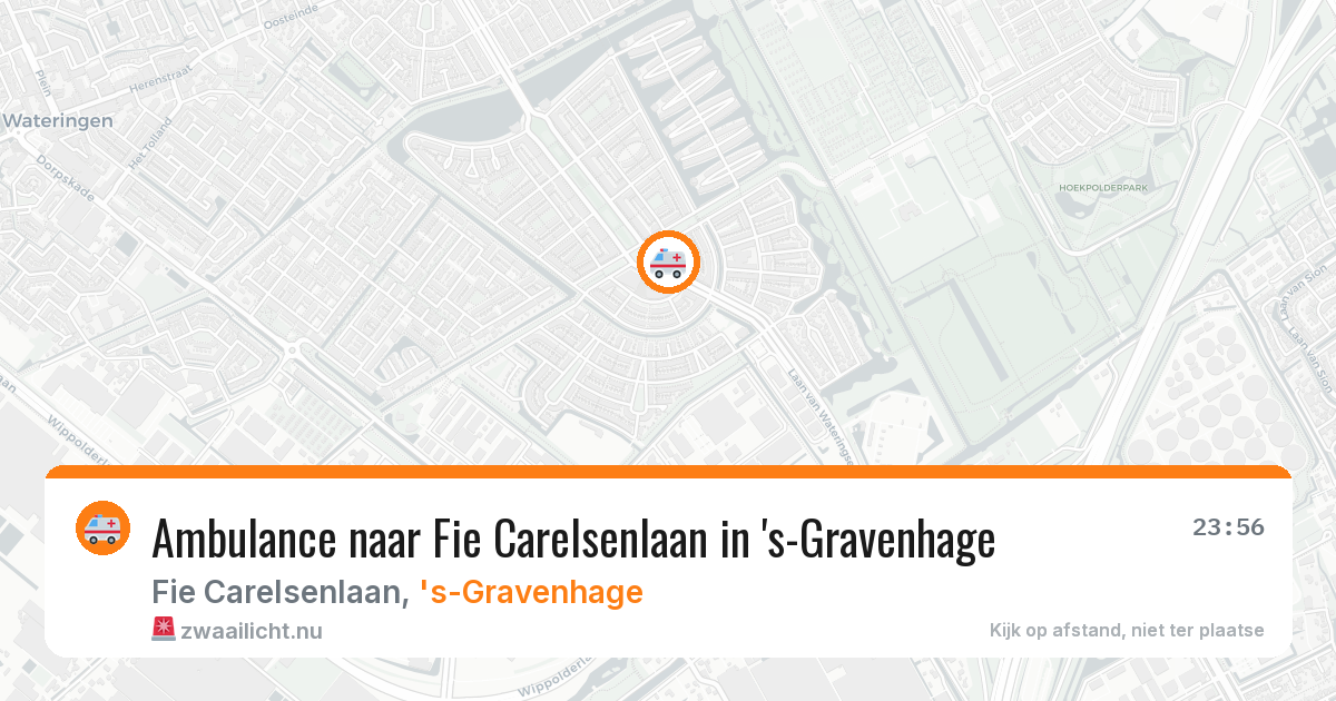 Ambulance naar Fie Carelsenlaan in 's-Gravenhage — 18 mei 2026