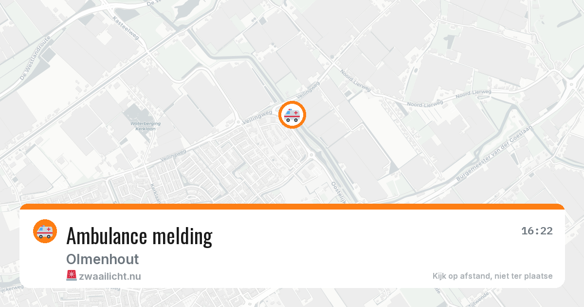 Ambulance melding — 10 mei 2026