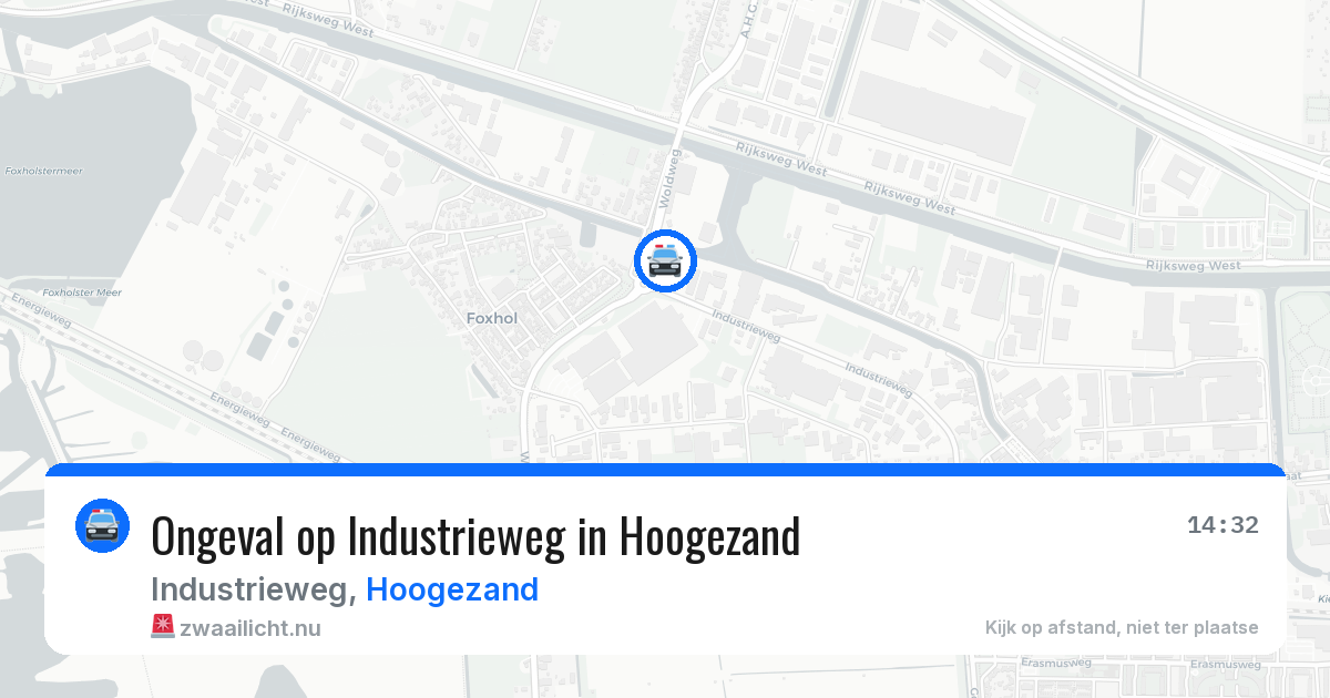 Ongeval op Industrieweg in Hoogezand — 27 jan 2026