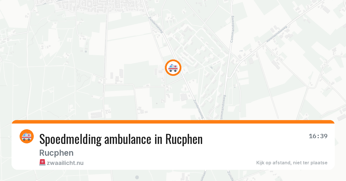 Spoedmelding ambulance in Rucphen — 10 jul 2026