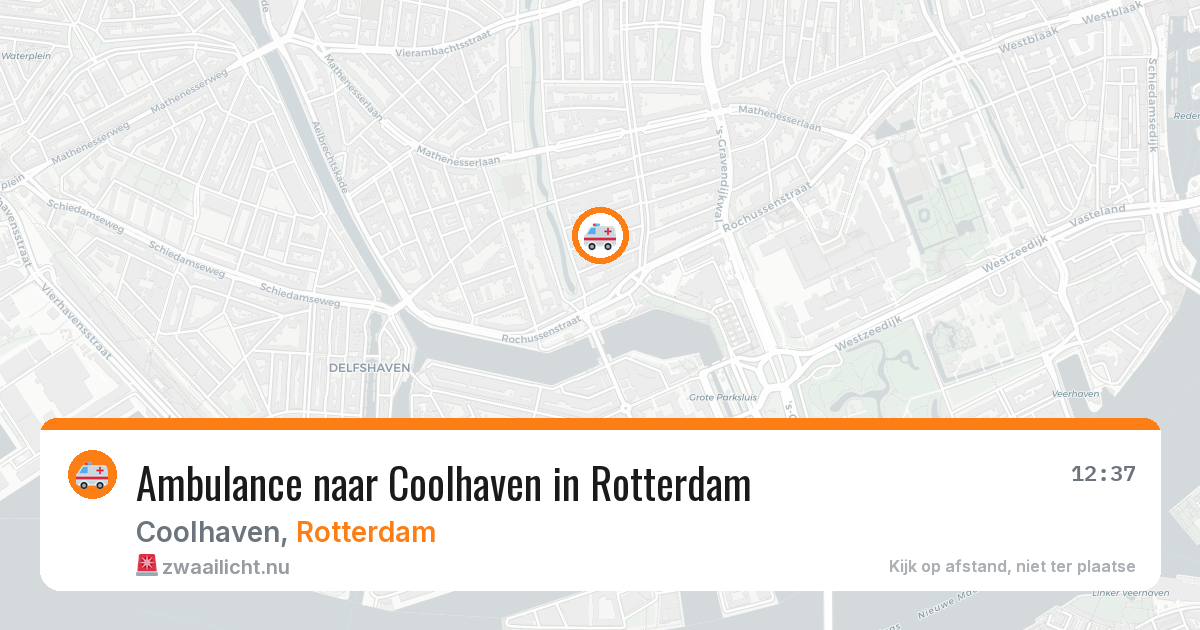 Ambulance naar Coolhaven in Rotterdam — 5 jun 2026