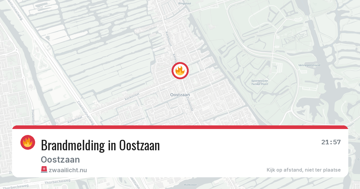 Brandmelding in Oostzaan — 2 mrt 2026