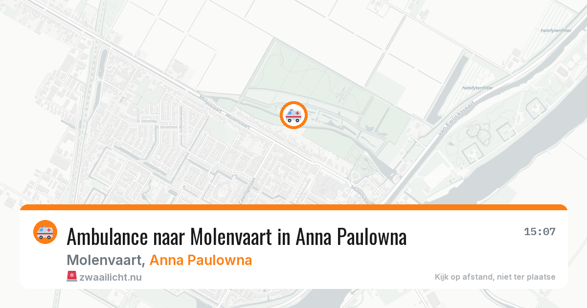 Ambulance naar Molenvaart in Anna Paulowna — 27 apr 2026