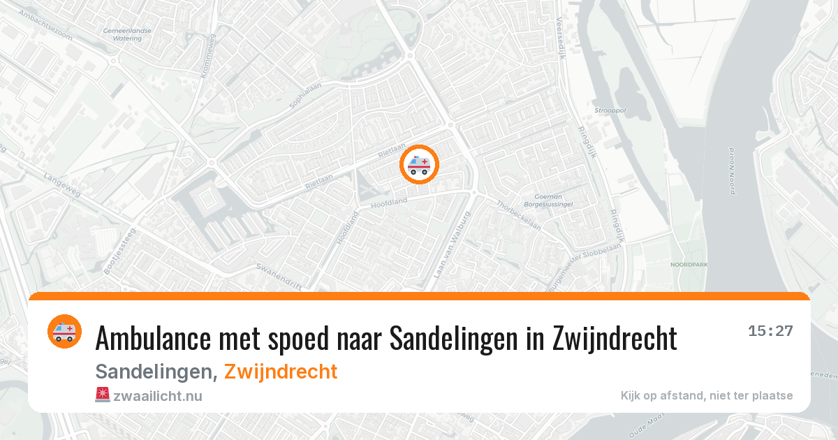 Ambulance met spoed naar Sandelingen in Zwijndrecht — 5 mei 2026