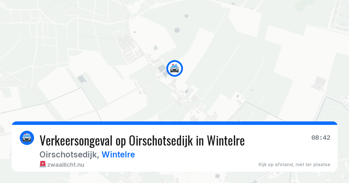 Verkeersongeval op Oirschotsedijk in Wintelre — 10 jul 2026