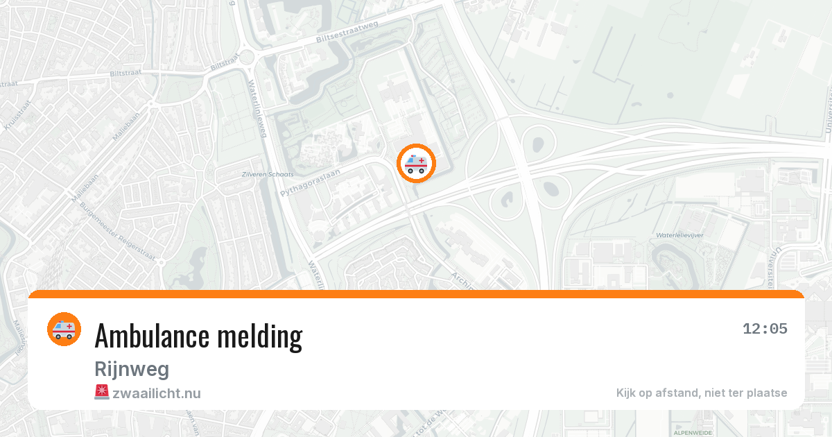 Ambulance melding — 25 jan 2026