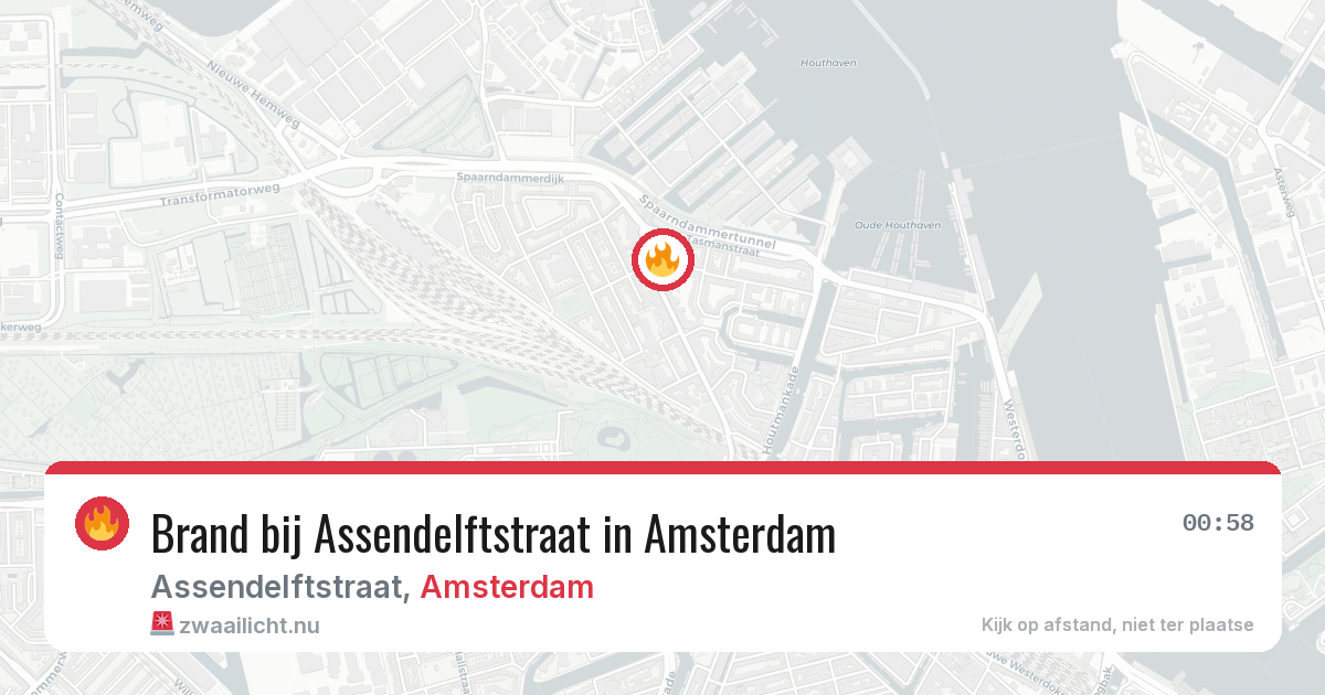 Brand bij Assendelftstraat in Amsterdam — 6 mei 2026