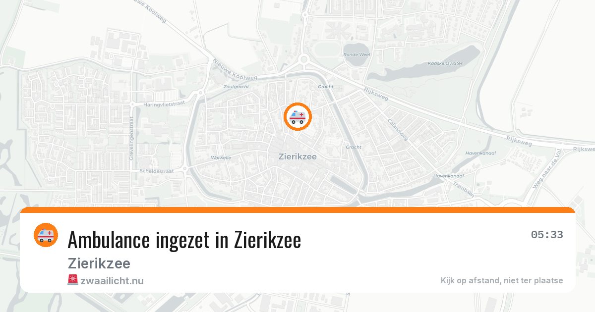 Ambulance ingezet in Zierikzee — 15 jul 2026