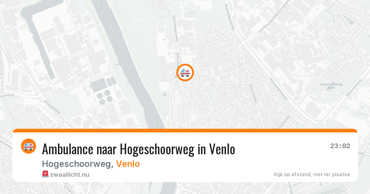 Ambulance naar Hogeschoorweg in Venlo — 24 jul 2026