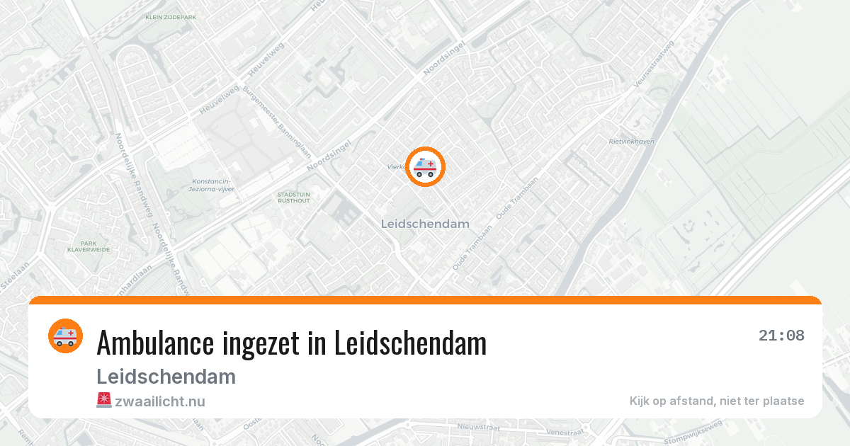 Ambulance ingezet in Leidschendam — 25 jul 2026