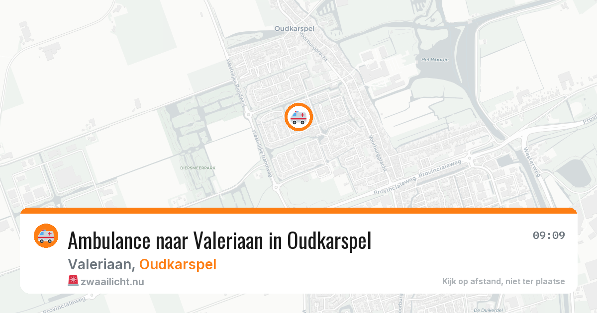 Ambulance naar Valeriaan in Oudkarspel — 11 mei 2026
