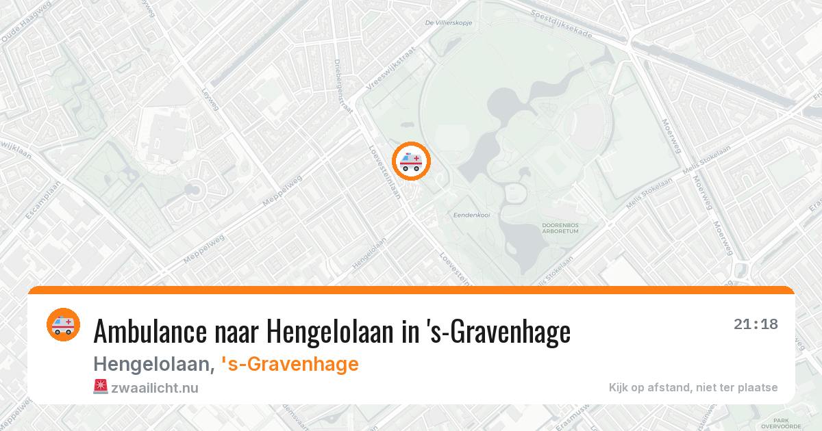 Ambulance naar Hengelolaan in 's-Gravenhage — 8 apr 2026