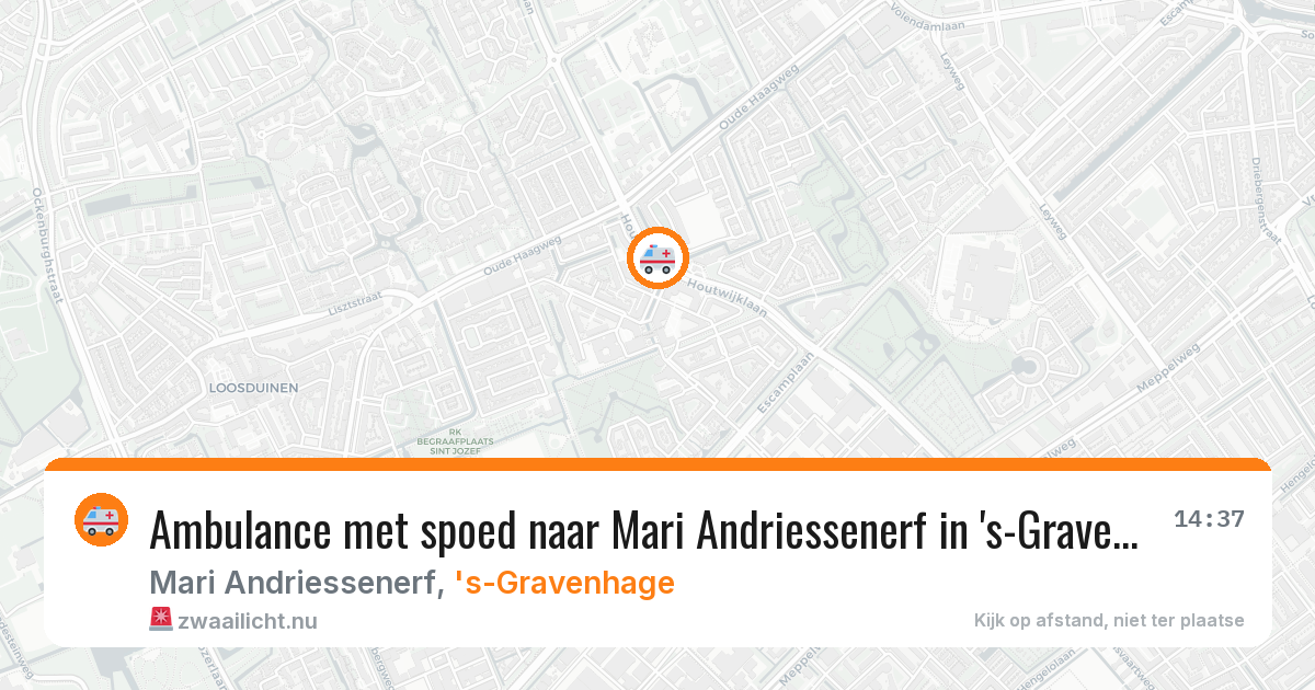 Ambulance met spoed naar Mari Andriessenerf in 's-Gravenhage — 29 mei 2026