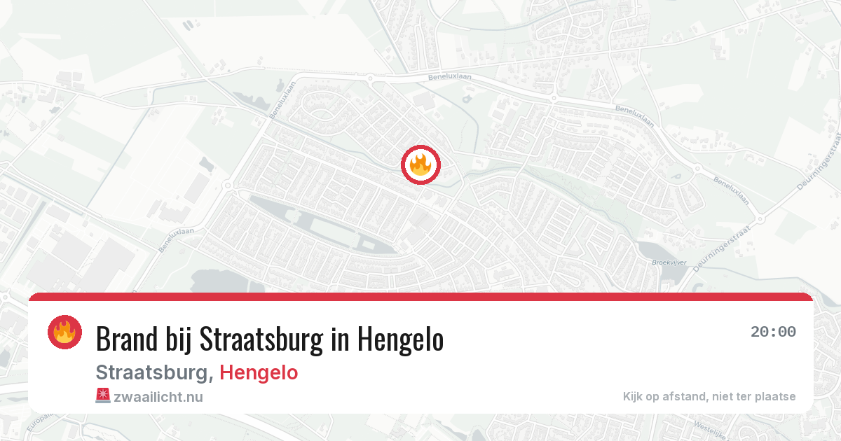 Brand bij Straatsburg in Hengelo — 5 jun 2026